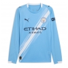 Camiseta Manchester City Primera Equipación Replica 2025-26 mangas largas